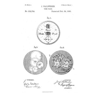 Swiss silver watch with Pallweber patent lever Circa 1890
