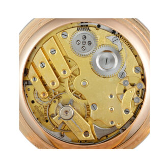 Swiss gold minute repeating lever automaton Circa 1890