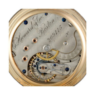 American 14 carat gold full hunter lever watch Circa 1875