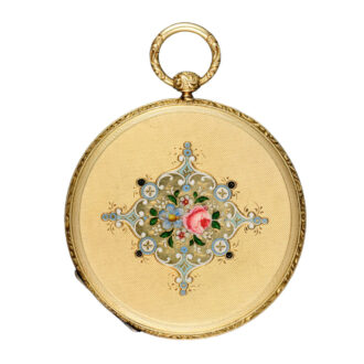 Very thin Swiss Bagnolet calibre cylinder watch Circa 1840