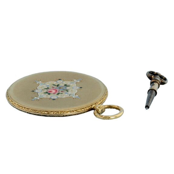 Very thin Swiss Bagnolet calibre cylinder watch Circa 1840 Very thin Swiss Bagnolet calibre cylinder watch Circa 1840