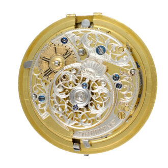 English gold and enamel repeater with chatelaine Circa 1776