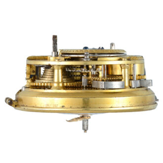English 20k gold and enamel quarter repeater Circa 1749