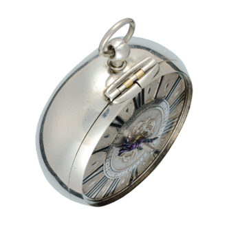 English silver pique cased single handed verge Circa 1680
