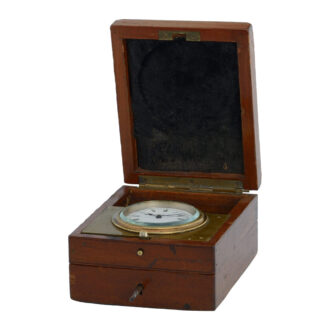 English silver centre seconds lever deck watch Circa 1916