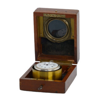 English silver centre seconds lever deck watch Circa 1916