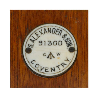 English silver centre seconds lever deck watch Circa 1916