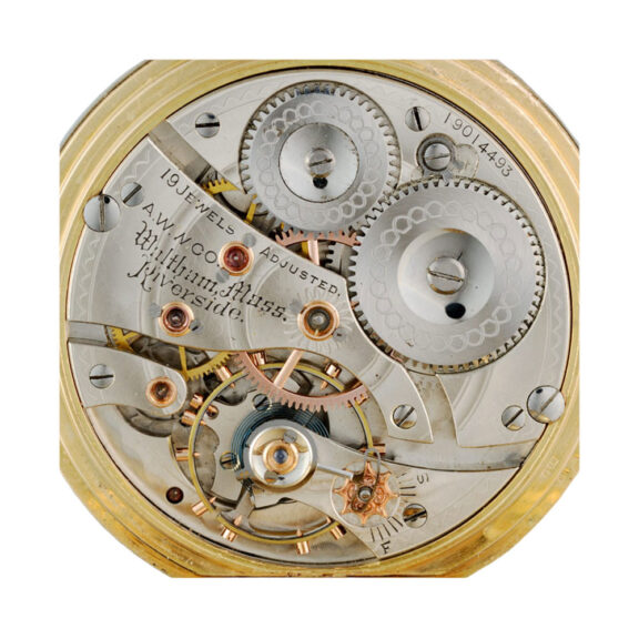 American 18k gold half hunting cased lever watch Circa 1913 American 18k gold half hunting cased lever watch Circa 1913