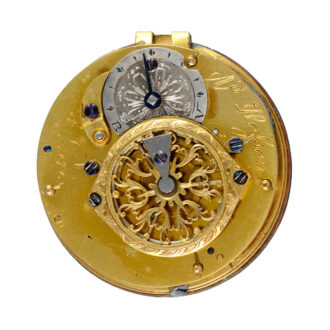 French gold, enamel and pearl set cylinder watch Circa 1820