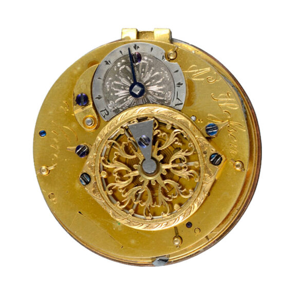 French gold, enamel and pearl set cylinder watch Circa 1820 French gold, enamel and pearl set cylinder watch Circa 1820