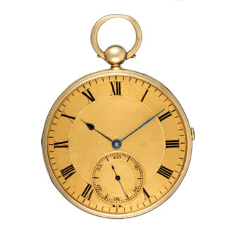 Gold quarter repeating duplex influenced by Breguet circa 1829