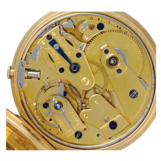 Gold quarter repeating duplex influenced by Breguet circa 1829