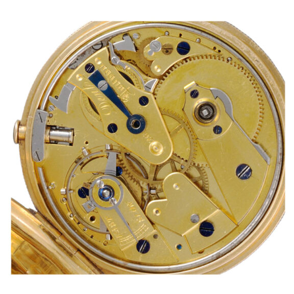 Gold quarter repeating duplex influenced by Breguet circa 1829 Gold quarter repeating duplex influenced by Breguet circa 1829