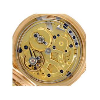 Pearl encrusted gold open faced quarter repeater Circa 1810