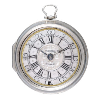 English silver verge pocket watch by Markwick Circa 1695