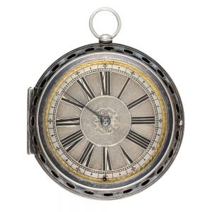 English self strike single handed pocket watch Circa 1680