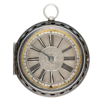 English self strike single handed pocket watch Circa 1680