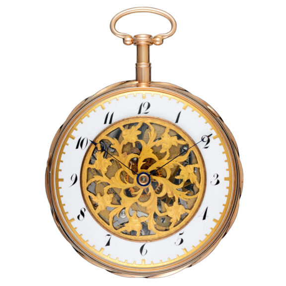 English gold triple gong quarter repeating verge Circa 1820