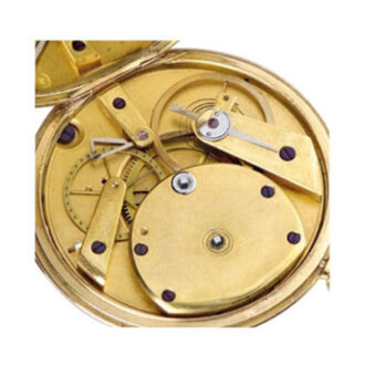 Important Swiss gold open faced pocket watch Circa 1830