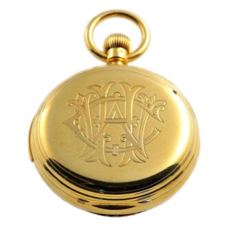 English 18k gold minute repeating pocket watch Circa 1884