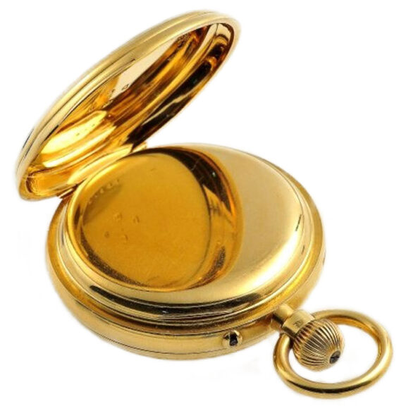 English 18k gold minute repeating pocket watch Circa 1884 English 18k gold minute repeating pocket watch Circa 1884