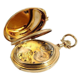 German gold hunting cased ankerchronometer Circa 1884