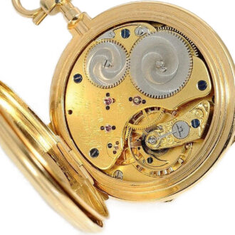 German gold hunting cased ankerchronometer Circa 1884
