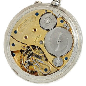 German silver deck watch with 35h power reserve Circa 1949