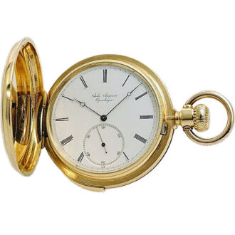 Danish gold five minute repeating pocket watch Circa 1875