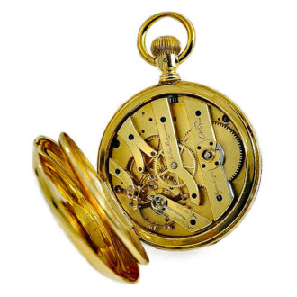 Danish gold chronometer with pivoted detent escapement Circa 1850 Danish gold chronometer with pivoted detent escapement Circa 1850