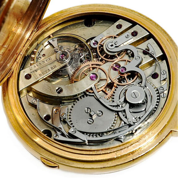 Swiss watch with calender, moon phase and chronograph Circa 1890 Swiss watch with calender, moon phase and chronograph Circa 1890