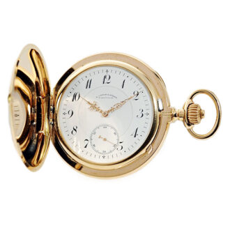 German gold Glashütte pocket watch, Ankerchronometer Circa 1911