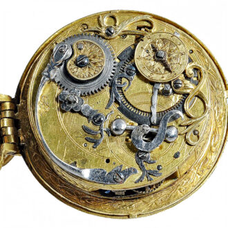Early German firegilt Renaissance verge clockwatch Circa 1560