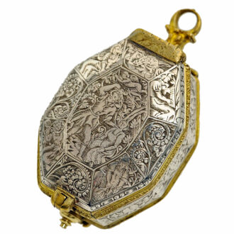 French silver extremely rare octagonal watch Circa 1630