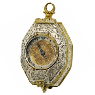 French silver extremely rare octagonal watch Circa 1630