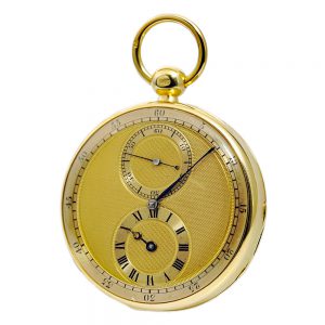 English gold open faced lever chronometer Circa 1826