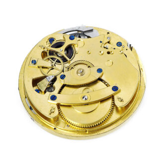 French gold 10 min. repeater with jumping hours Circa 1802