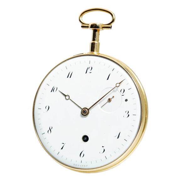 French gold 10 min. repeater with jumping hours Circa 1802