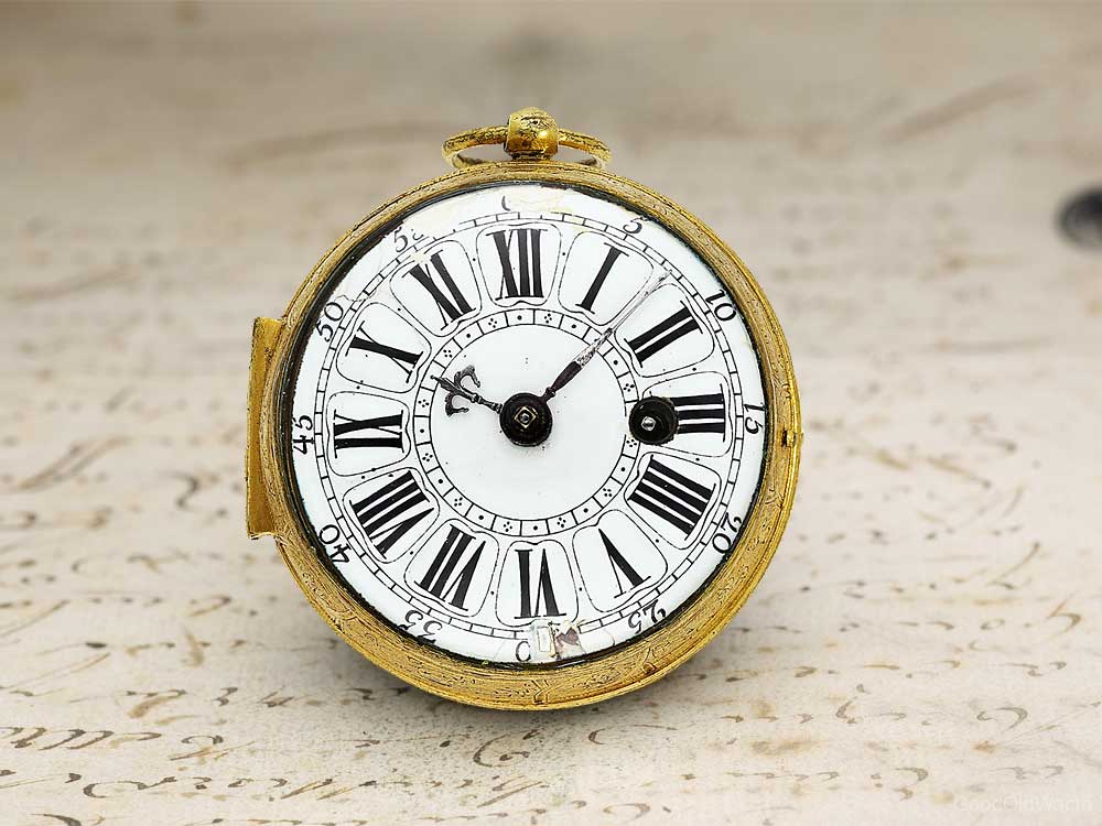 Oignon pocket watch by Louis Foullé Paris