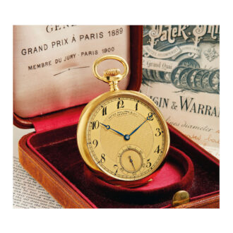 Swiss 18 carat gold open faced lever watch Circa 1912