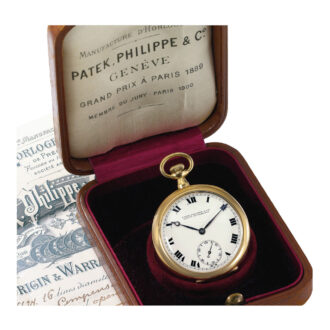 Swiss 18 carat gold open faced lever watch Circa 1908
