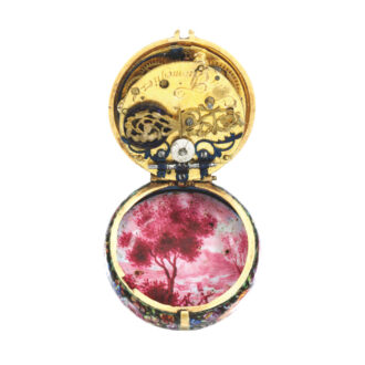 A fine, rare French miniature pair cased verge watch Circa 1675