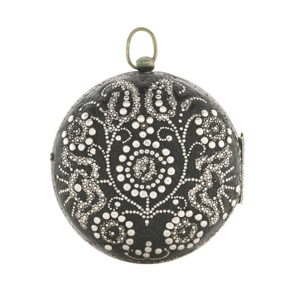 An English silver and pique pair cased verge watch Circa 1680 An English silver and pique pair cased verge watch Circa 1680