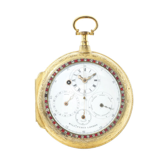 An English astronomical verge for the Chinese market Circa 1790