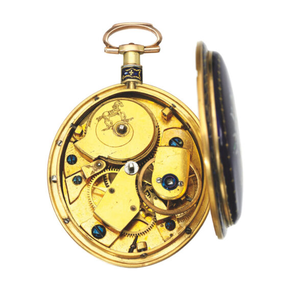 A rare and impressive English oval shaped watch Circa 1800