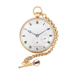 French gold open faced quarter repeater Circa 1815