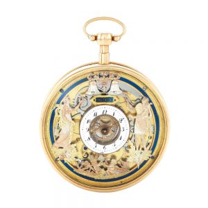 A French skeletonized repeater with three jacquemarts Circa 1820