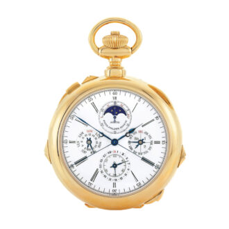 Unique Swiss Grande Complication clock watch Circa 1992