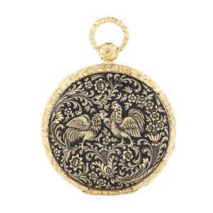 Watch with digital hour display and wondering minutes Circa 1830