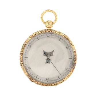 Watch with digital hour display and wondering minutes Circa 1830